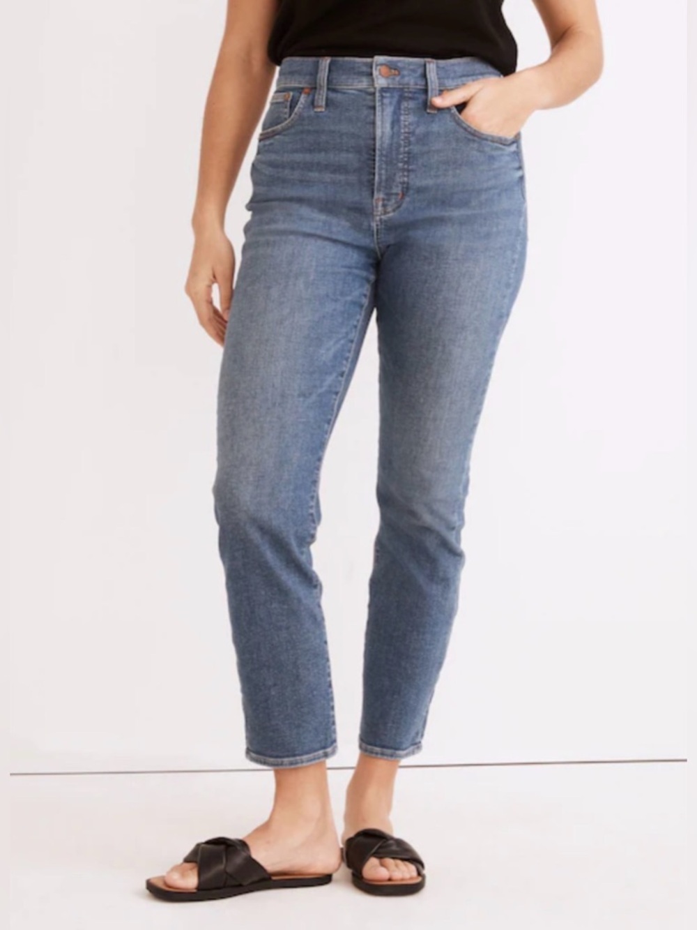 Madewell The Perfect Vintage High Rise Straight Leg Jeans Size 27
